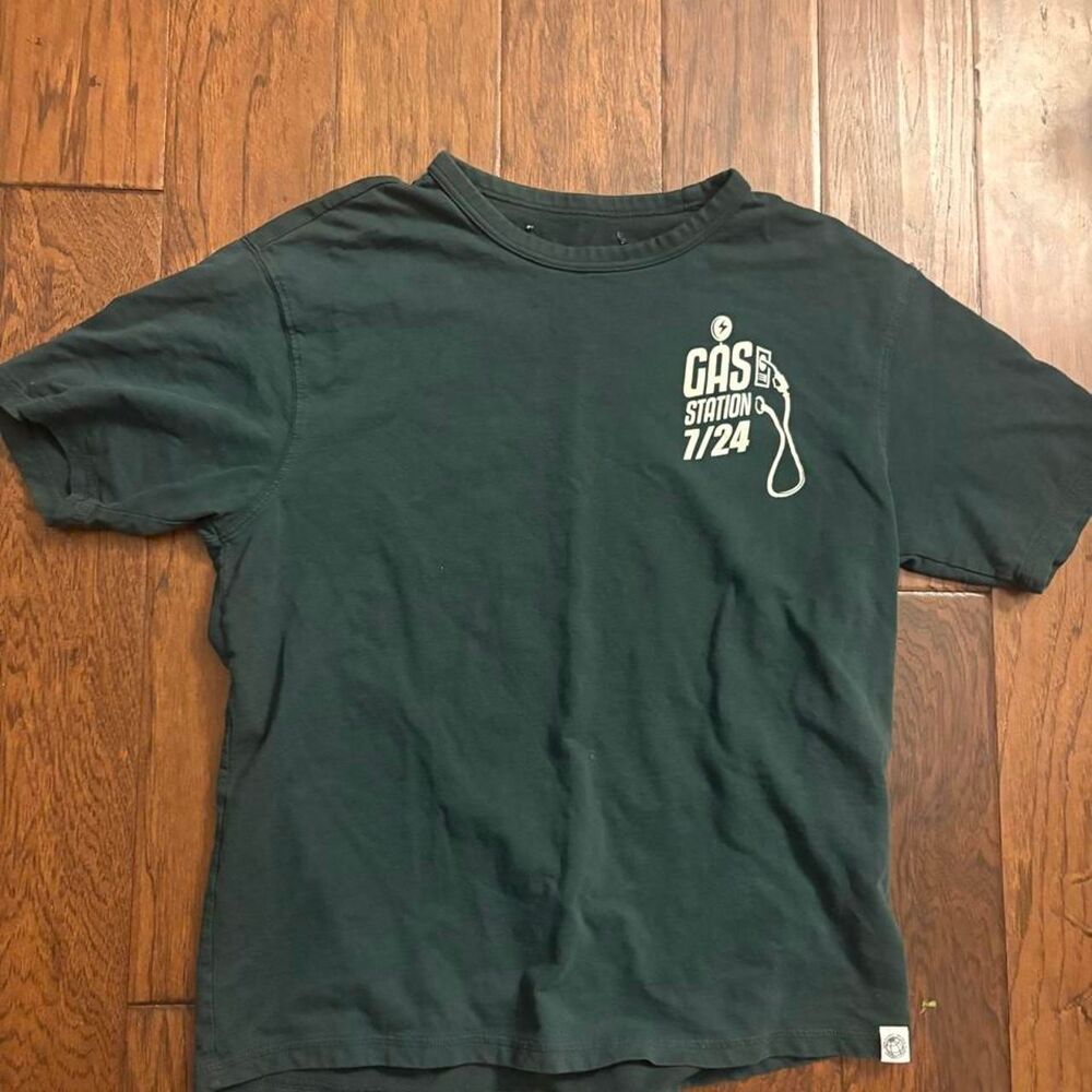 Men's Green and Black T-shirt
